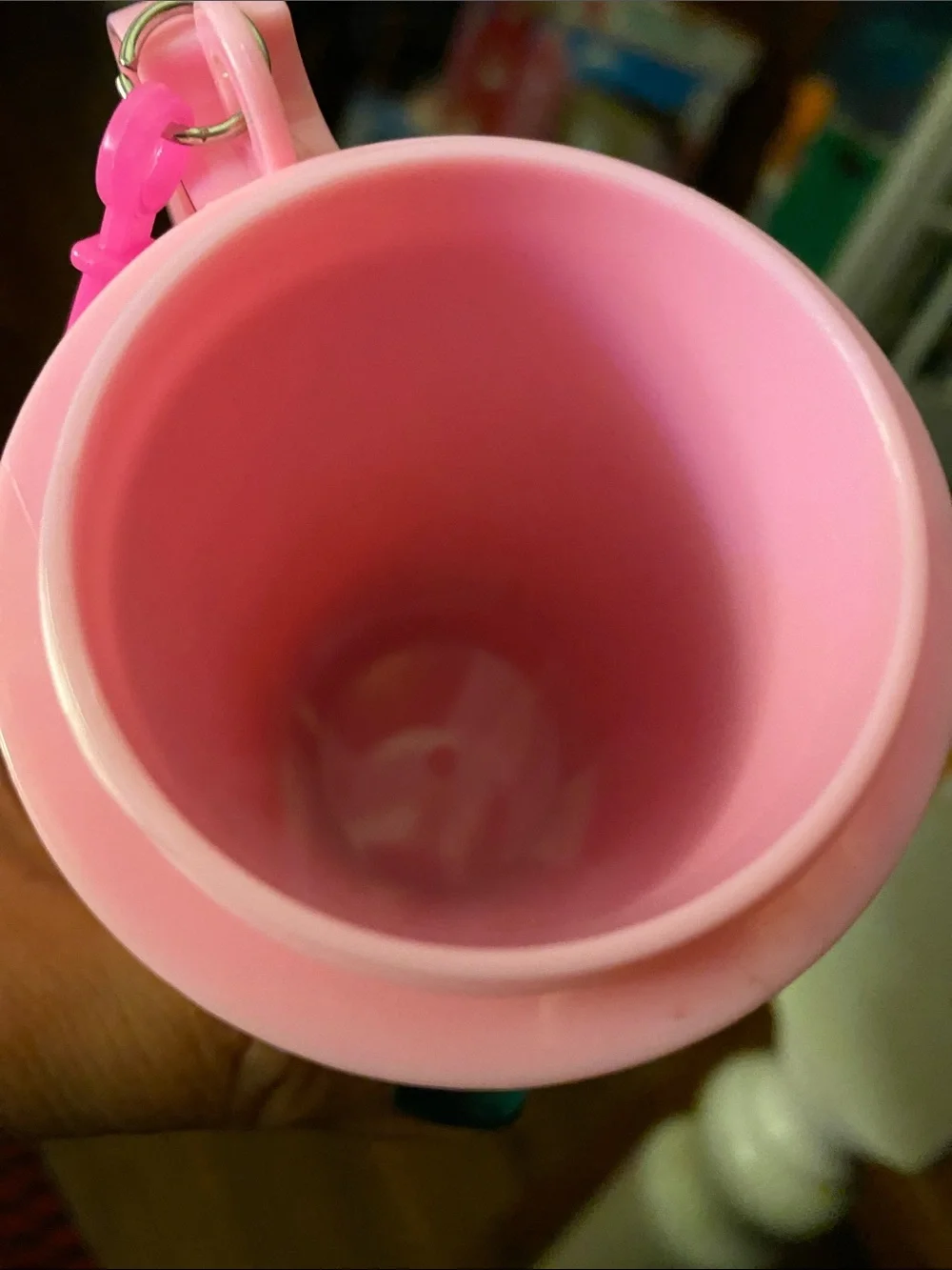 Horizon Group brand personalized mini pink tumbler (not for drinking)